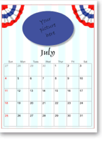 All printable photo calendar templates